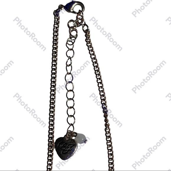 Betsey Johnson owl pendant filled with rhinestones on beautiful chain - Picture 4 of 11